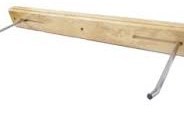 Soporte Colchonetas a pared MADERA para colchonetas con distancia entre agujeros de 30 y 50 cms