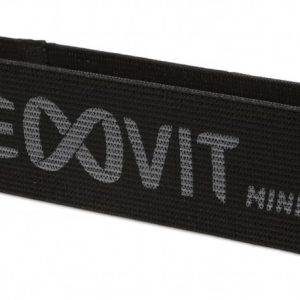Mini Band Tela Elástica FLEXVIT 32 x 6 cm. Intensidad 6/6 (Alta). Resistencia 16-26 kg (Negra