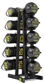 Soporte para 10 (Power Bag o Wall ball) ZIVA Performance (Negro)
