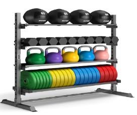Soporte de almacenamiento multifuncional ZIVA XP 4 estantes