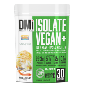 ISOLATE VEGAN+ (Con Oxxynea® + DigeZyme®) Vainilla Caramelo - 900 g