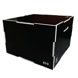 Power Box - Cajon Pliometrico madera 50x60x75 cms (Negro)